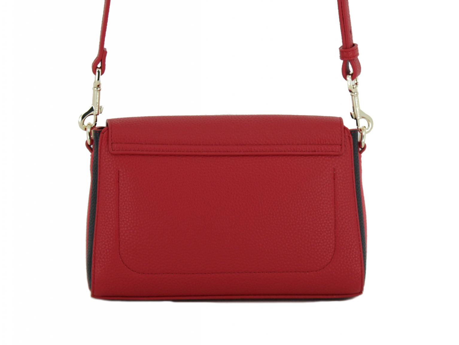 Umhängetasche Tommy Hilfiger Essence Flap Crossover Überschlag Red Rot