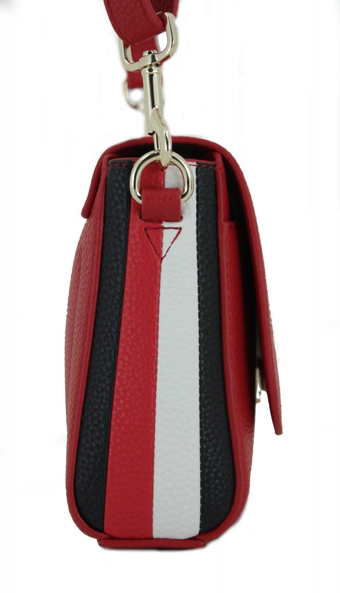 Umhängetasche Tommy Hilfiger Essence Flap Crossover Überschlag Red Rot