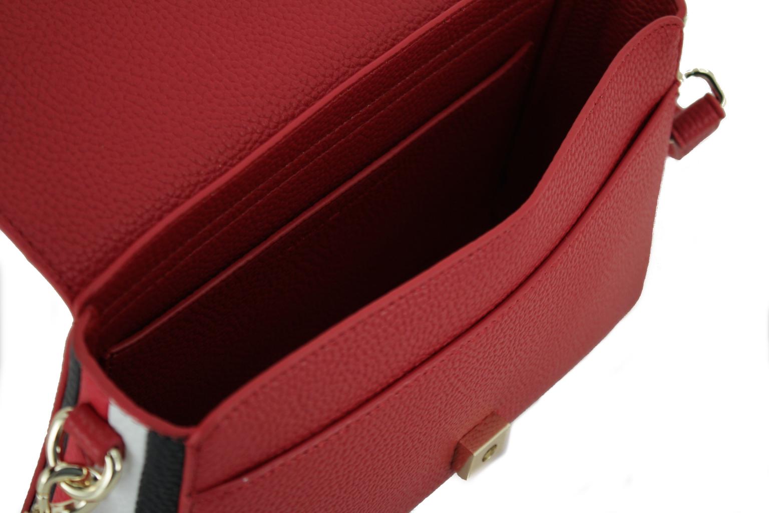 Umhängetasche Tommy Hilfiger Essence Flap Crossover Überschlag Red Rot