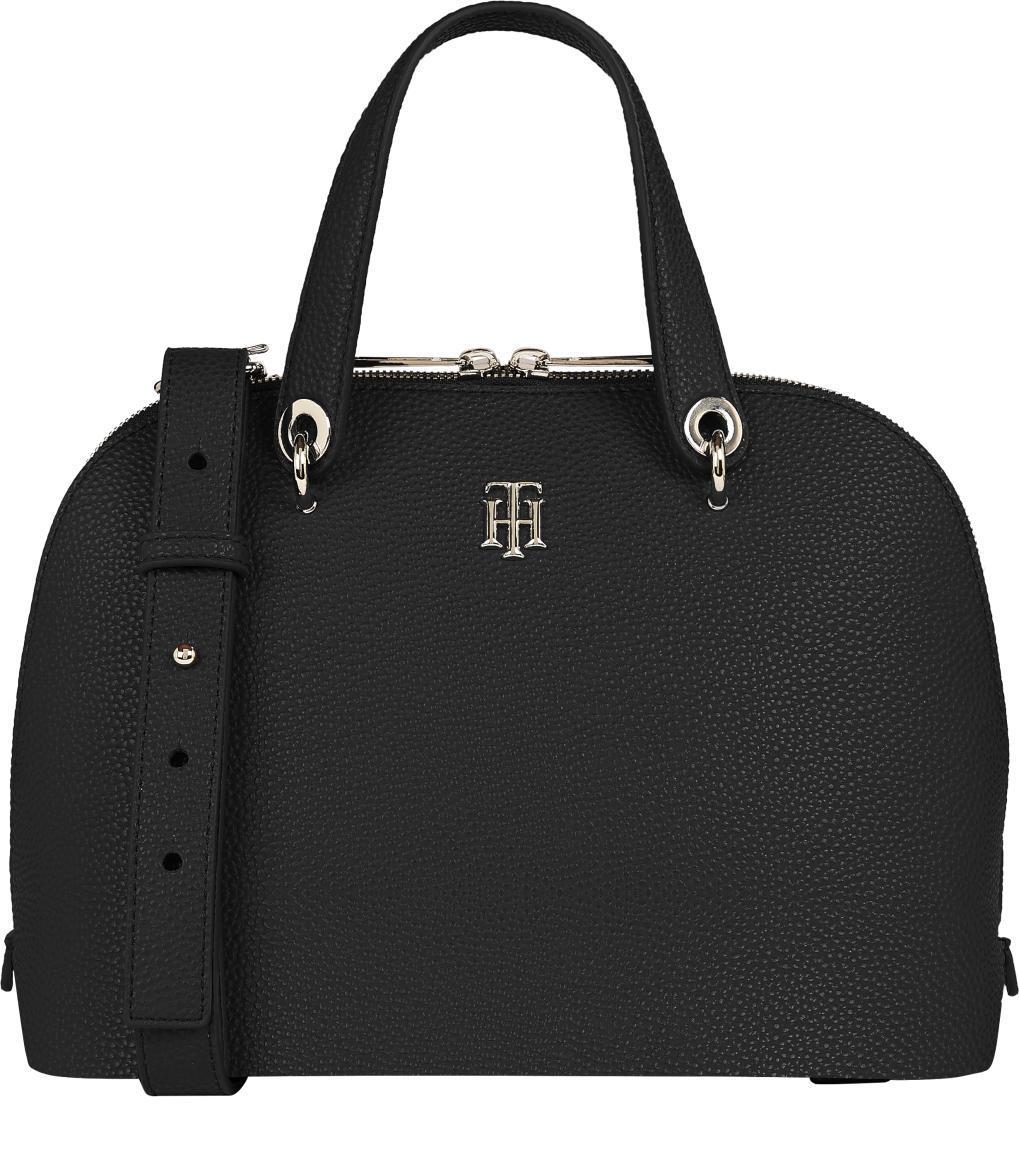 Umhängetasche Tommy Hilfiger TH Element Duffle Corp schwarz Lederimitat