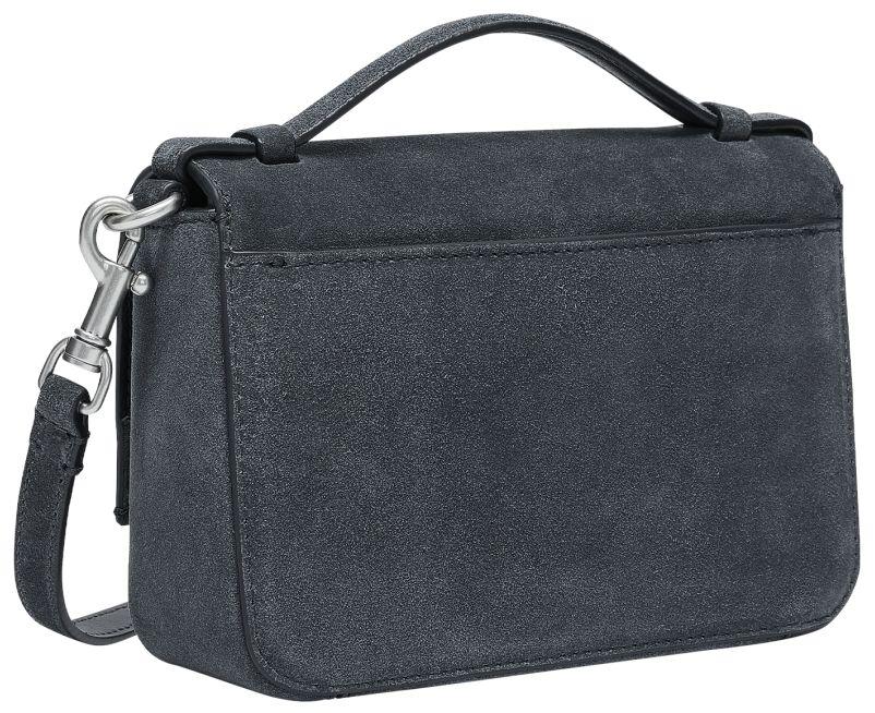 Umhängetasche dunkelgrau Veloursleder Lea Crossbody XS Rooftop Liebeskind