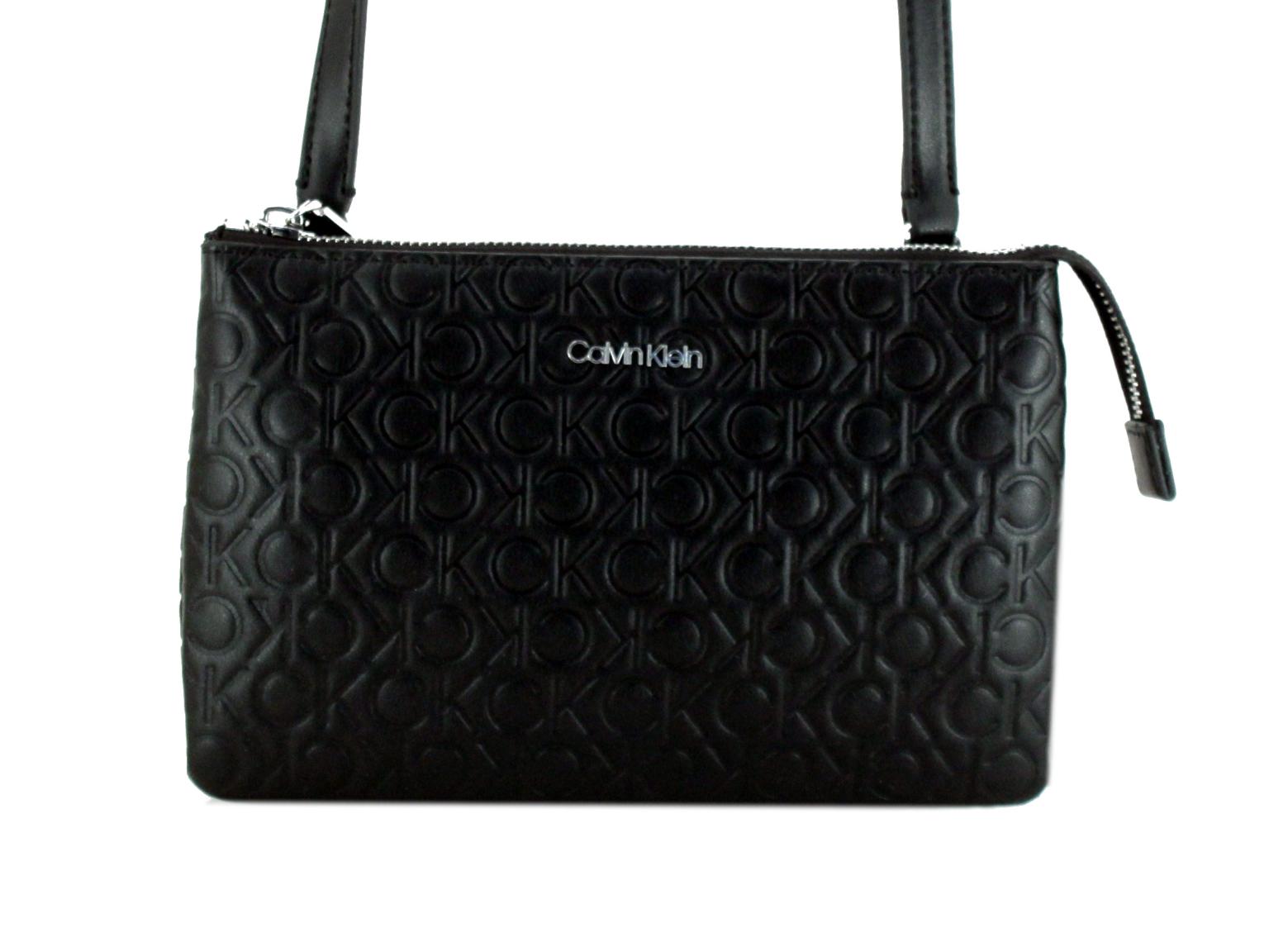 Umhängetasche mit Alloverprägung CK Must DBL Crossbody Calvin Klein