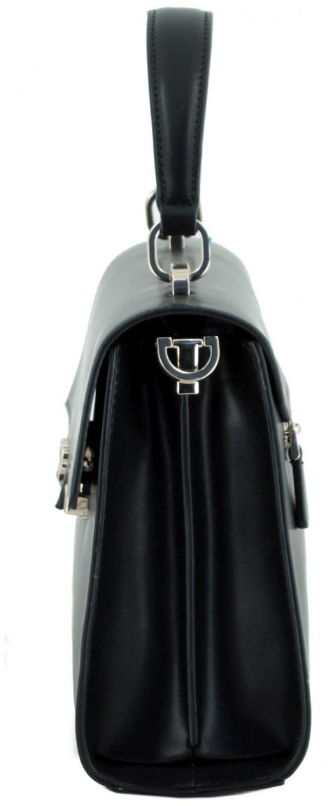 Umhängetasche mit Überschlag Guess Aldith Top Handle schwarz