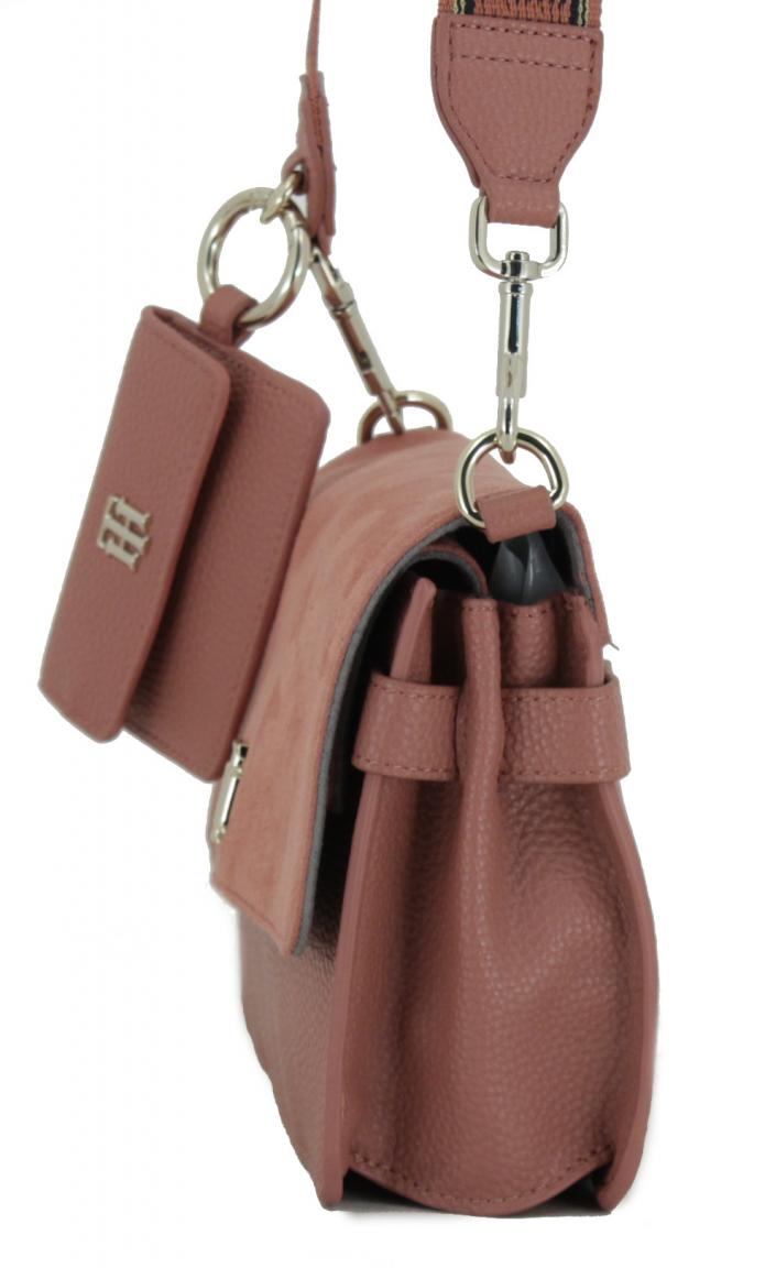 Umhängetasche mit Überschlag altrosaTH Soft Flap Crossover Mineralize