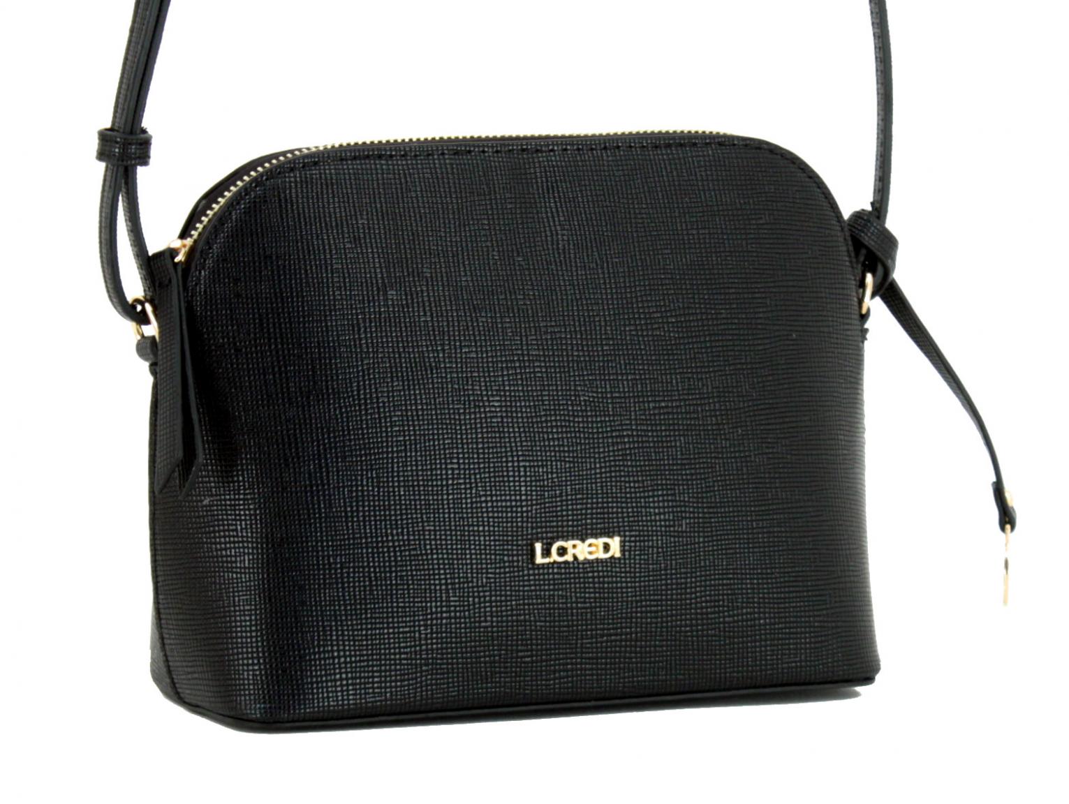 Umhängetasche L.Credi Munich Calina schwarz strukturiert Bags & more