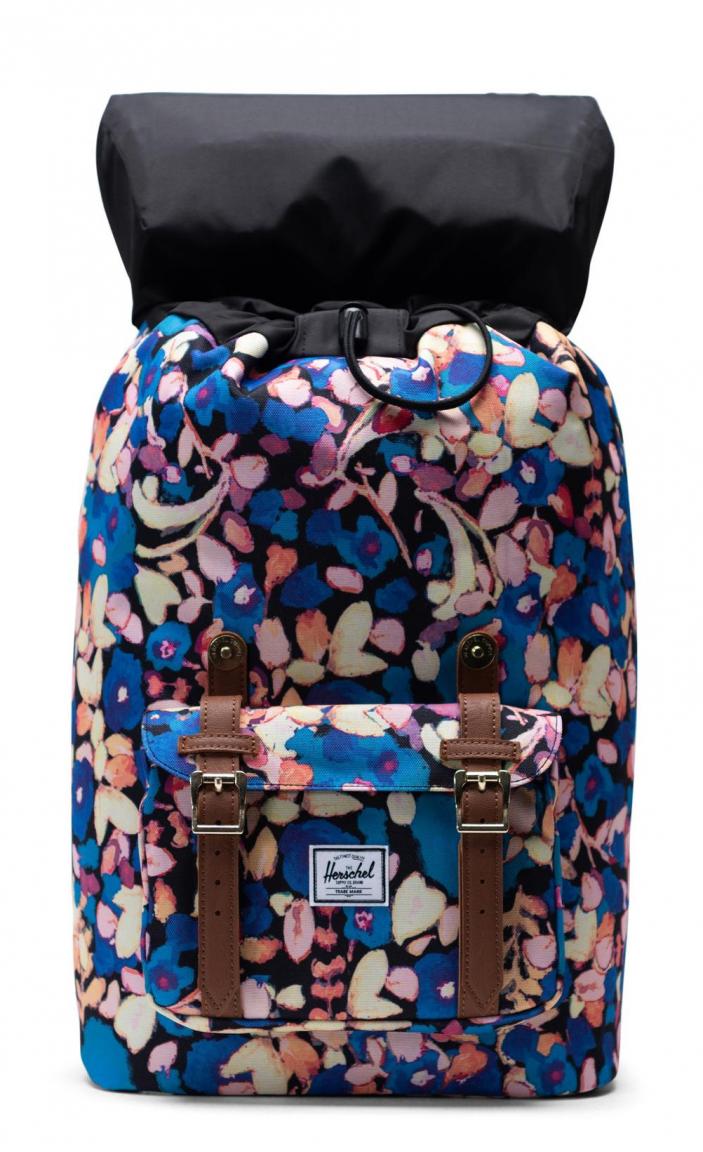 Unirucksack Little America Blumenmuster Herschel blau bunt