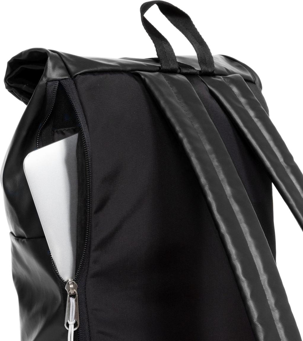 Up Roll Eastpak Tarp Black Glanzbeschichtung Freizeitrucksack mit Rolltop