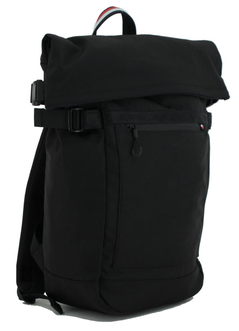 Urban Tommy Roll Backpack Black Rucksack Tommy Hilfiger Bags & more