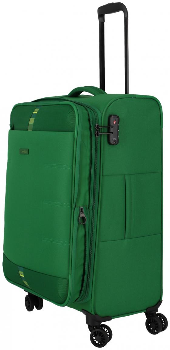 Urlaubskoffer erweiterbar grün Weichgepäck Travelite Rügen M 67cm