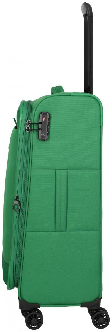Urlaubskoffer erweiterbar grün Weichgepäck Travelite Rügen M 67cm