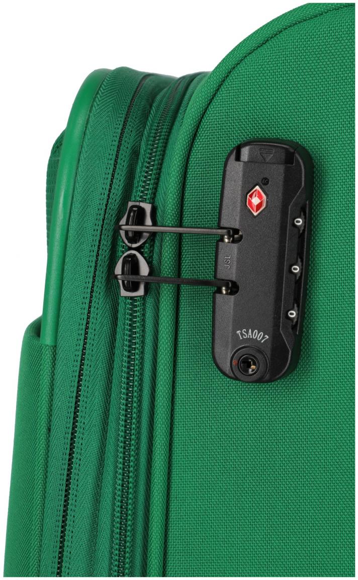 Urlaubskoffer erweiterbar grün Weichgepäck Travelite Rügen M 67cm