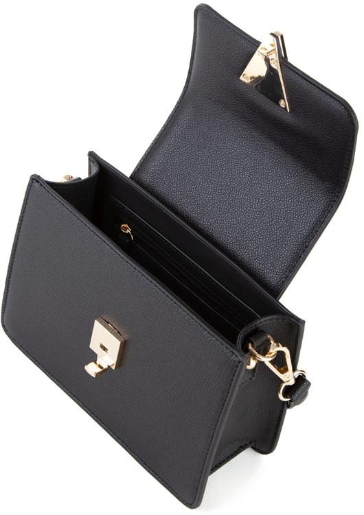 Valentino Abendtasche Queens Nero schwarz Überschlag Wechselriemen