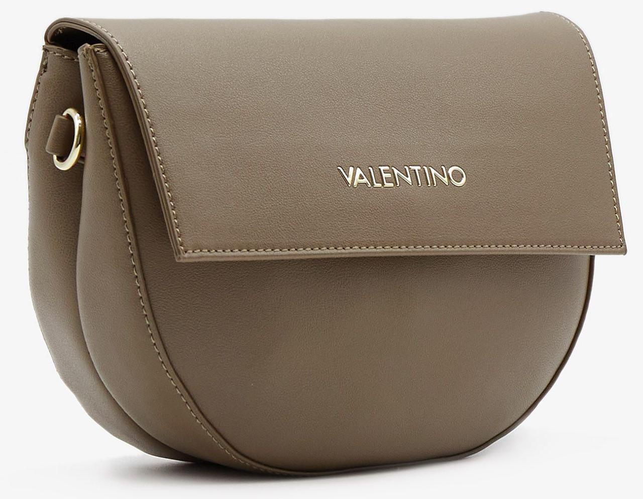 Valentino Bigs Crossbody Bag Taupe Gurtband Überschlag