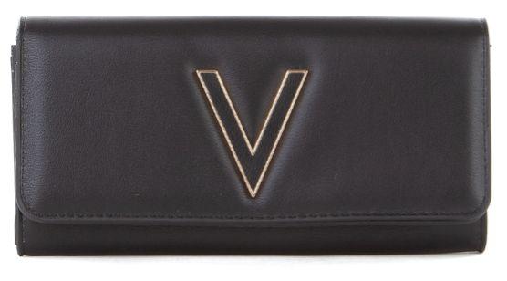 Valentino Brieftasche schwarz Überschlag Coney Nero