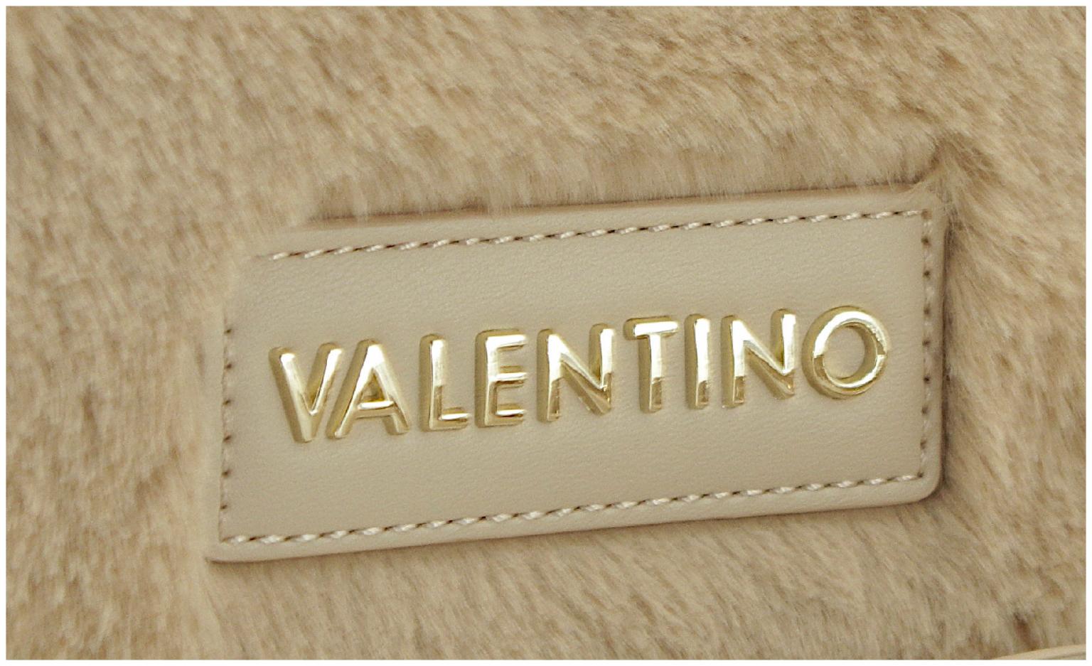 Valentino Crossovertasche Plüsch Ecru Special Fadia elegant