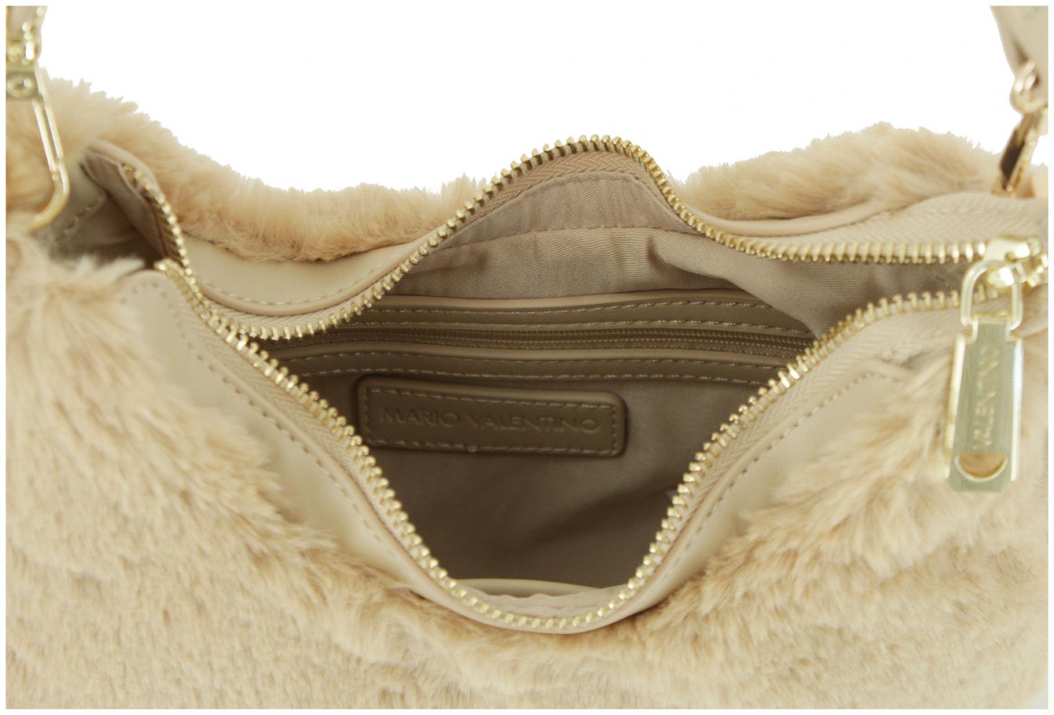 Valentino Crossovertasche Plüsch Ecru Special Fadia elegant