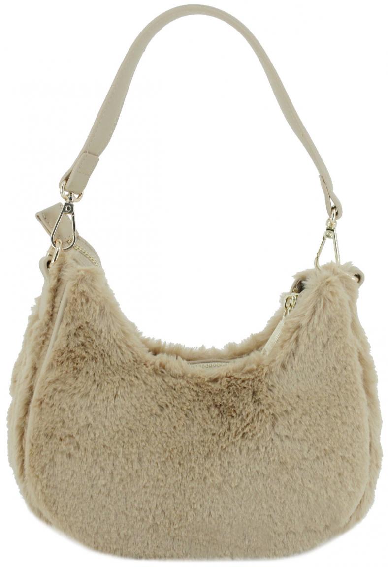 Valentino Crossovertasche Plüsch Ecru Special Fadia elegant