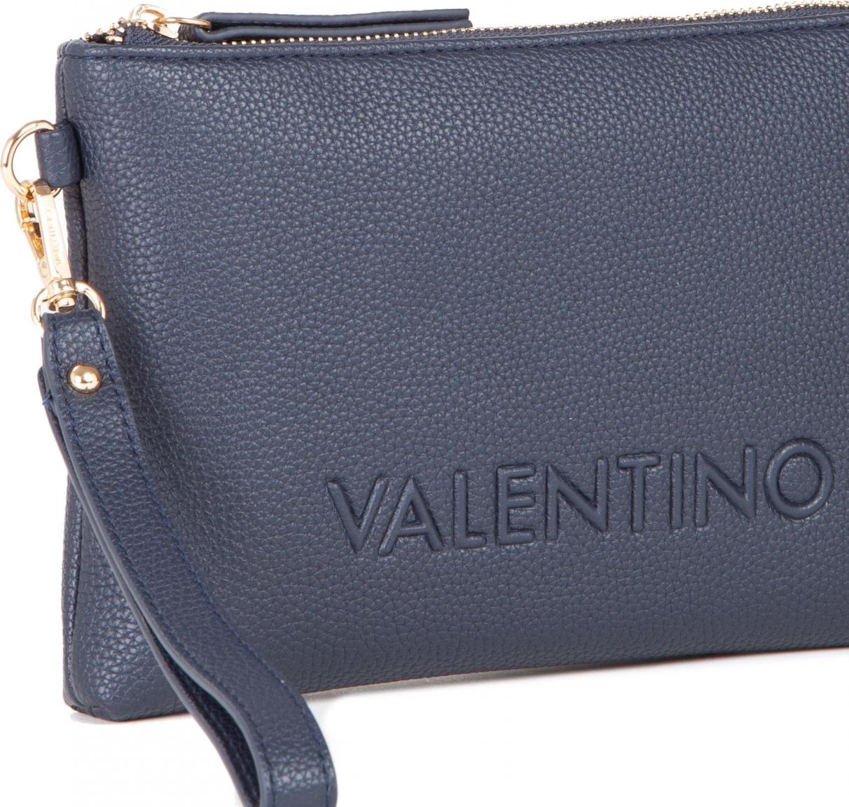 Valentino Damen Handtasche klein Rised RE Blu Dunkelblau 