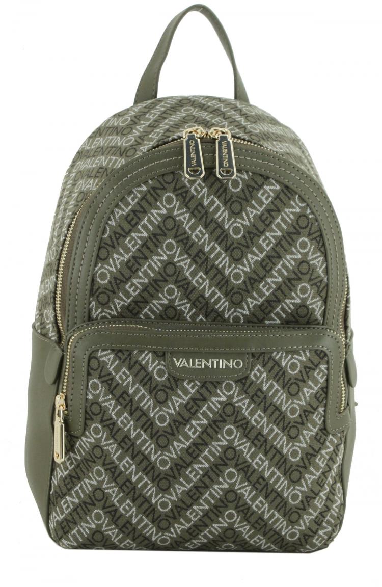 Valentino Damenrucksack hellbeige Alloverprint Blizzard Ecru