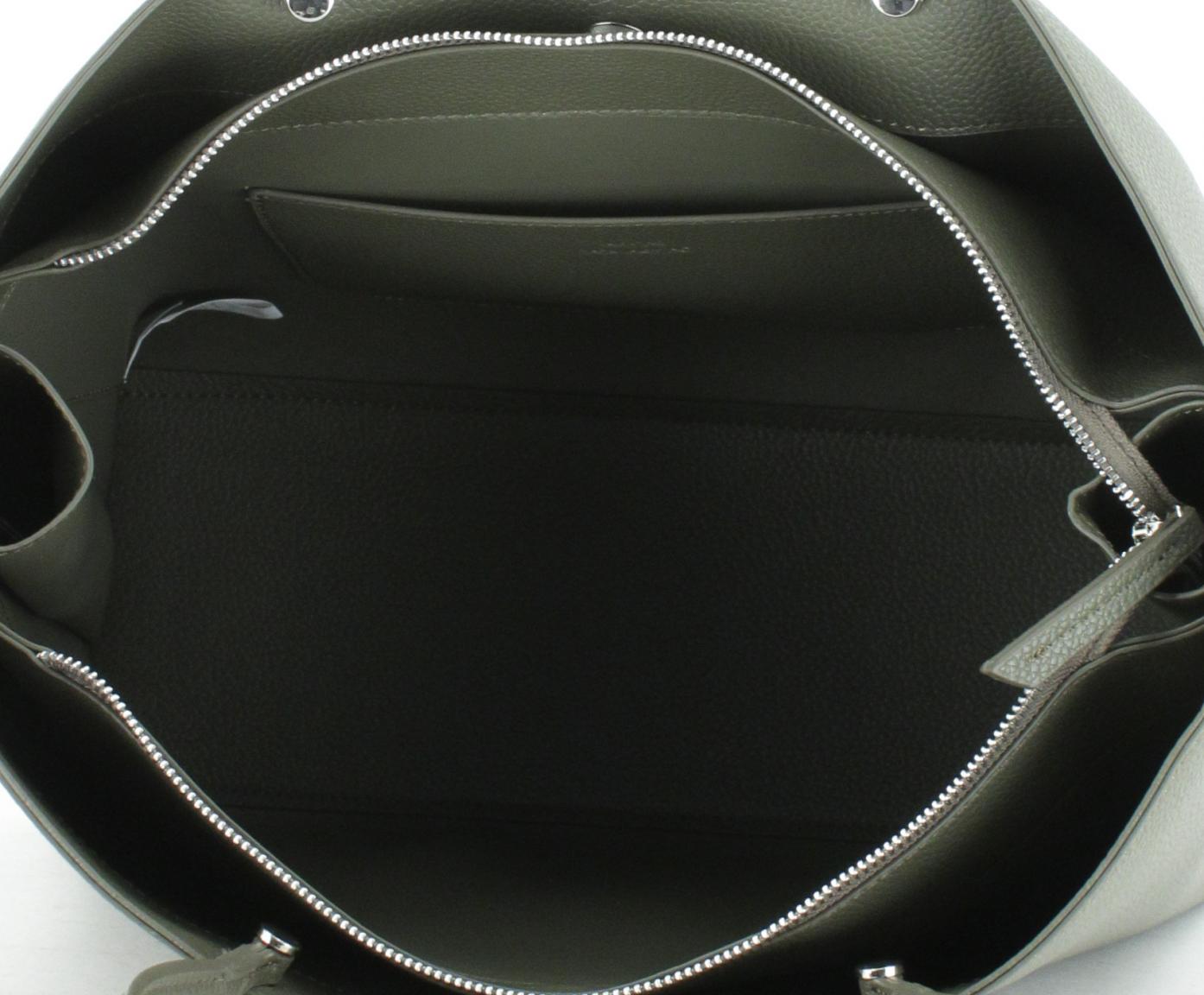 Valentino Henkeltasche Parka Militare olivgrün erweiterbar