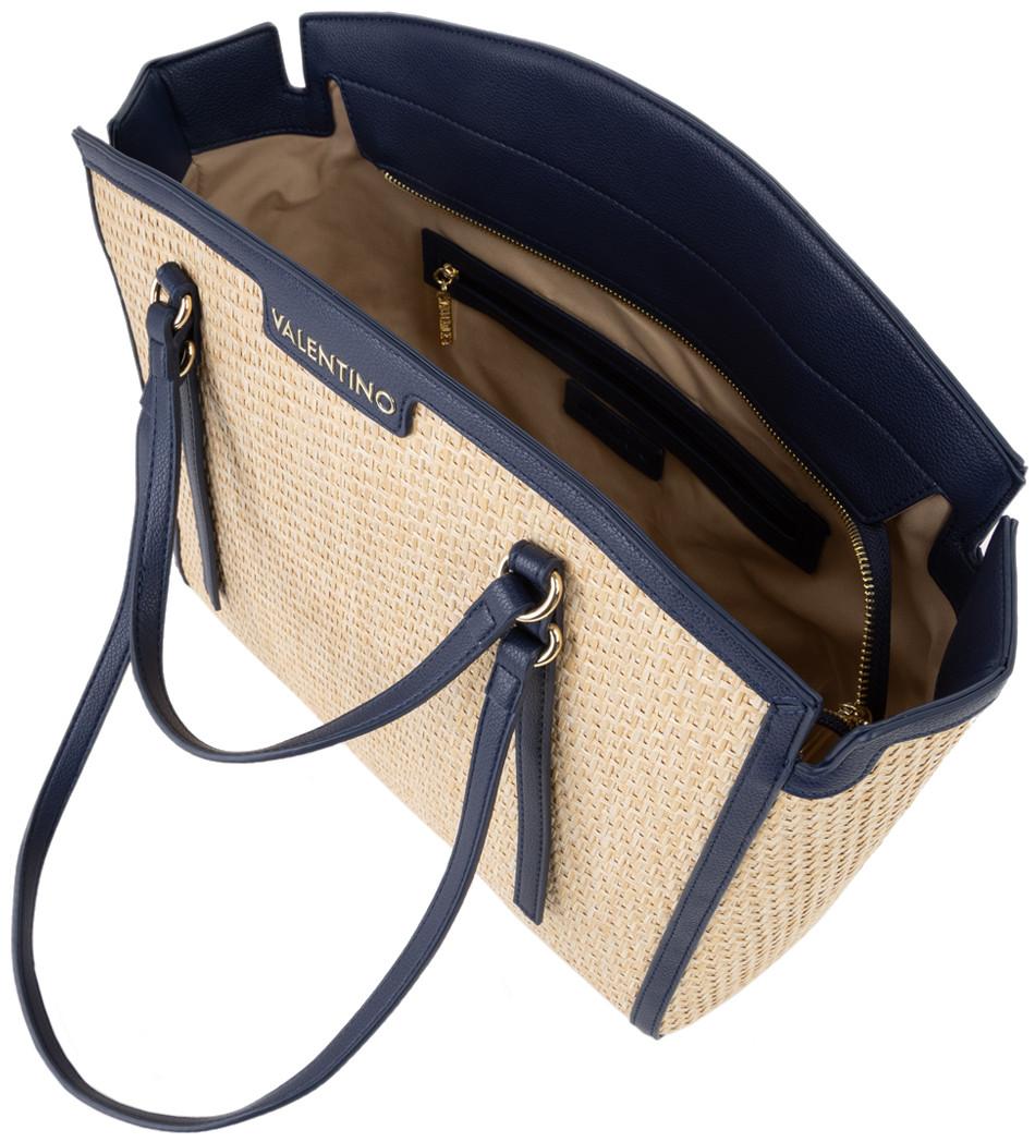 Valentino Shoppertasche Demetra dunkelblau Bast