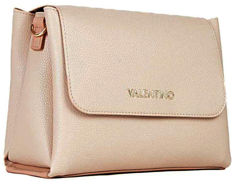 Valentino Überschlagtasche Alexia Ecru Beige Statementgurt