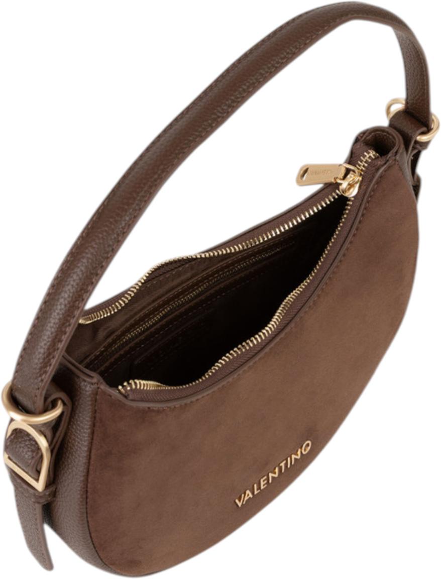 Valentino Winnie Winter Henkeltasche Velours Caffe - Dunkelbraun