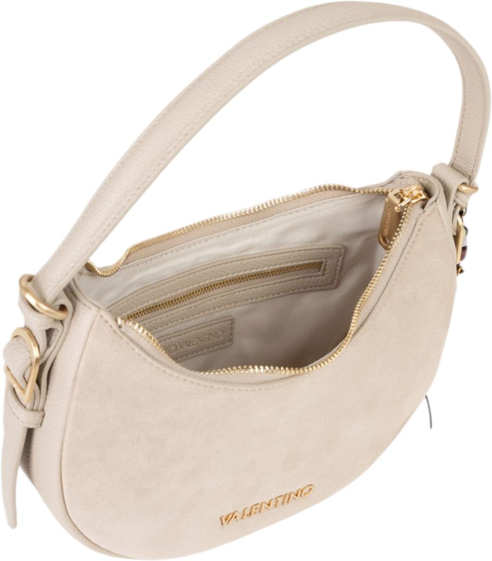 Valentino Winnie Winter Henkeltasche Velours Ecru - Beige