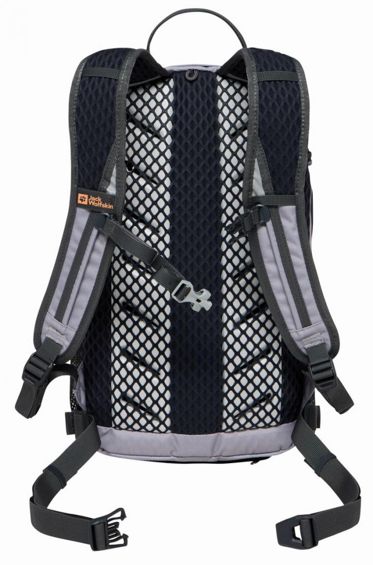 Velocity 12 Jack Wolfskin Wanderruchsack hellgrau Radtour Rainstorm