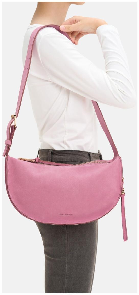 Veloursleder Schultertasche FredsBruder Carry Me Cool Powder Mint