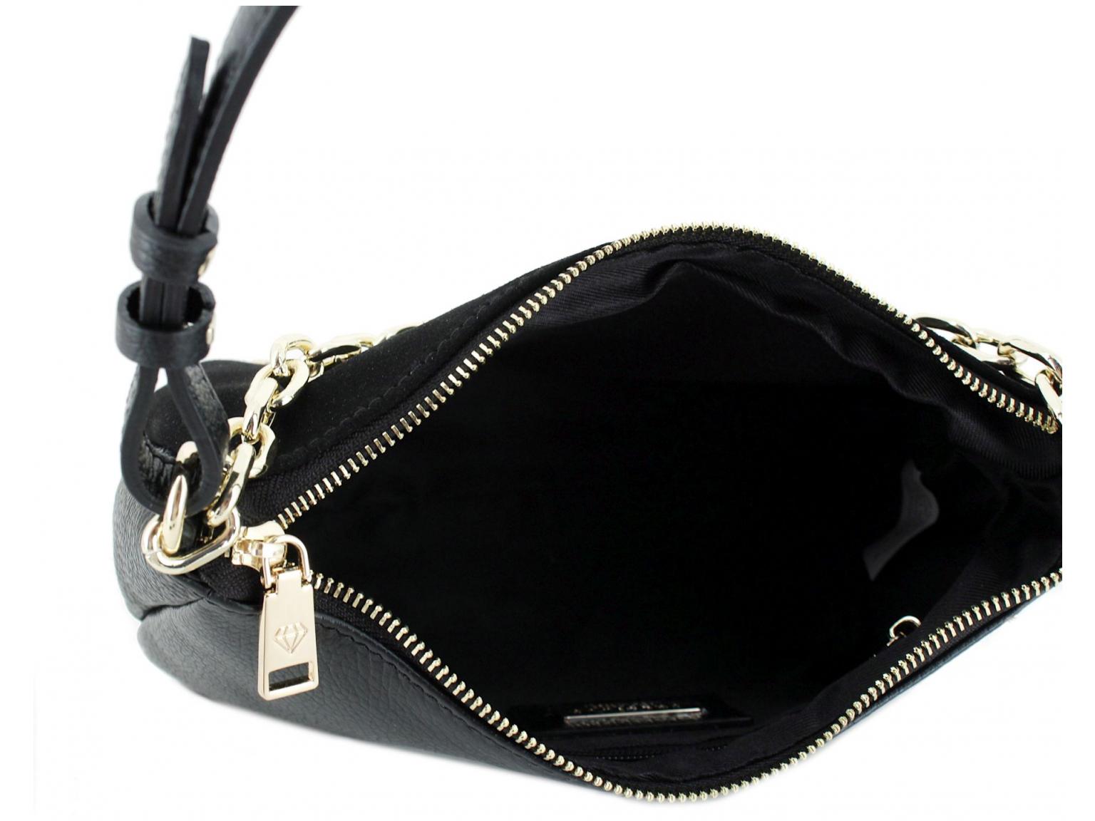 Veloursledertasche Caleidos Taupe italienisch