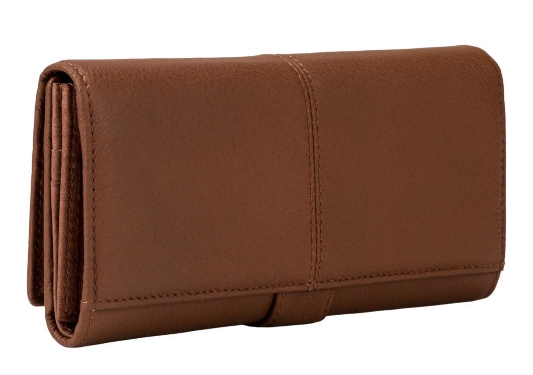 Vintage-Geldtasche Liebeskind Basic Leonie Toffe braun Leder