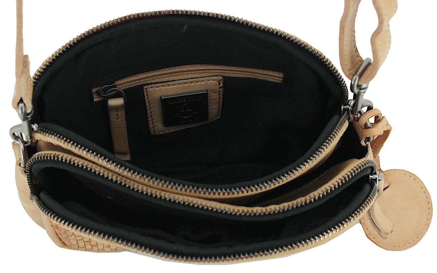 Vintage Leatherbag Rena Soft Weaving Harbour2nd Cognac Flechtung