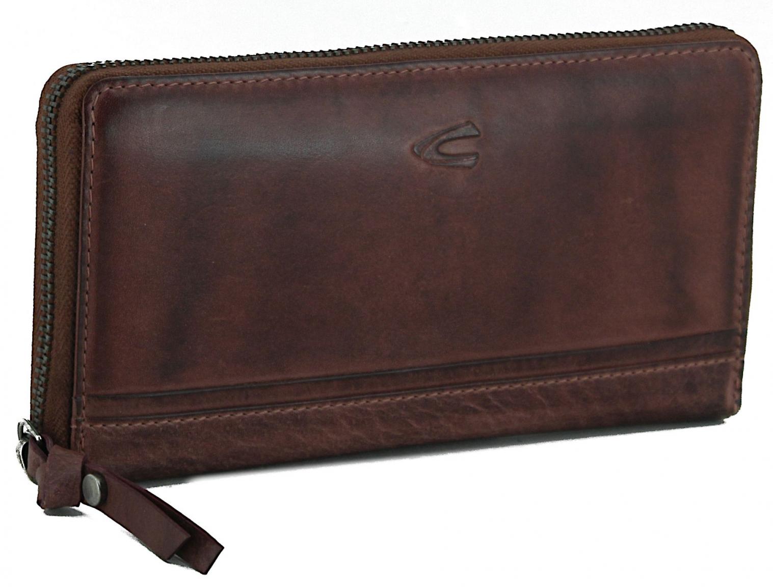 Vintagebörse Damen Camel Active Sullana Long Zip Wallet Red Leather