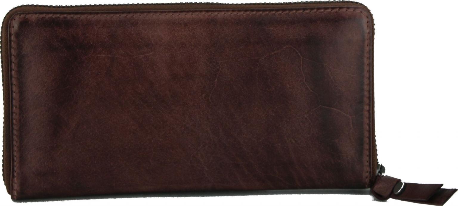 Vintagebörse Damen Camel Active Sullana Long Zip Wallet Red Leather