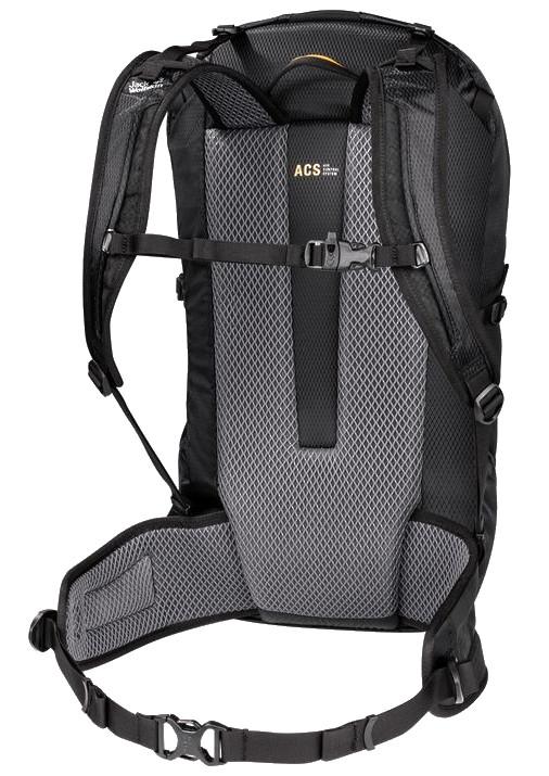 Wanderrucksack Kingston 30 Pack grau Ebony Grid Jack Wolfskin