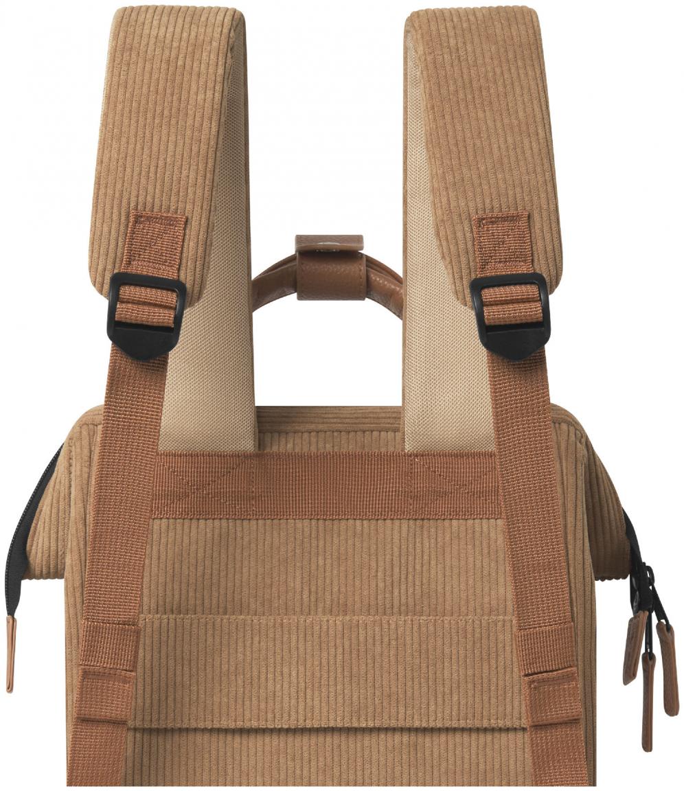 Wanderrucksack Small Cabaia braun Cordsamt Adventurer Fronttasche Dubai