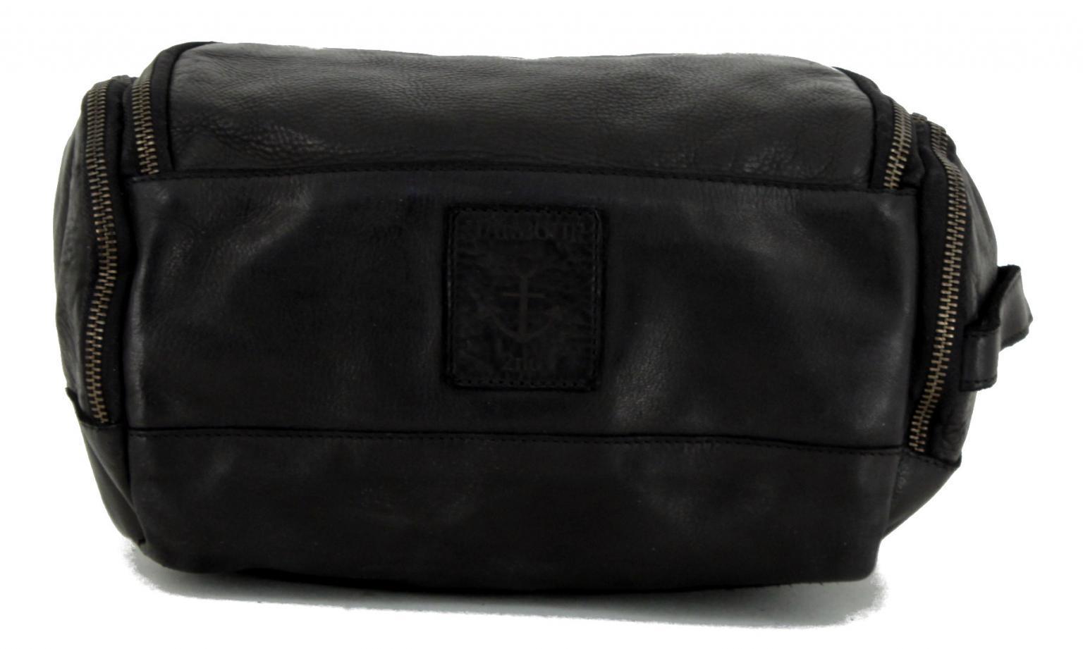 Waschbeutel Traveller Ash Harbour 2nd schwarz Vintage