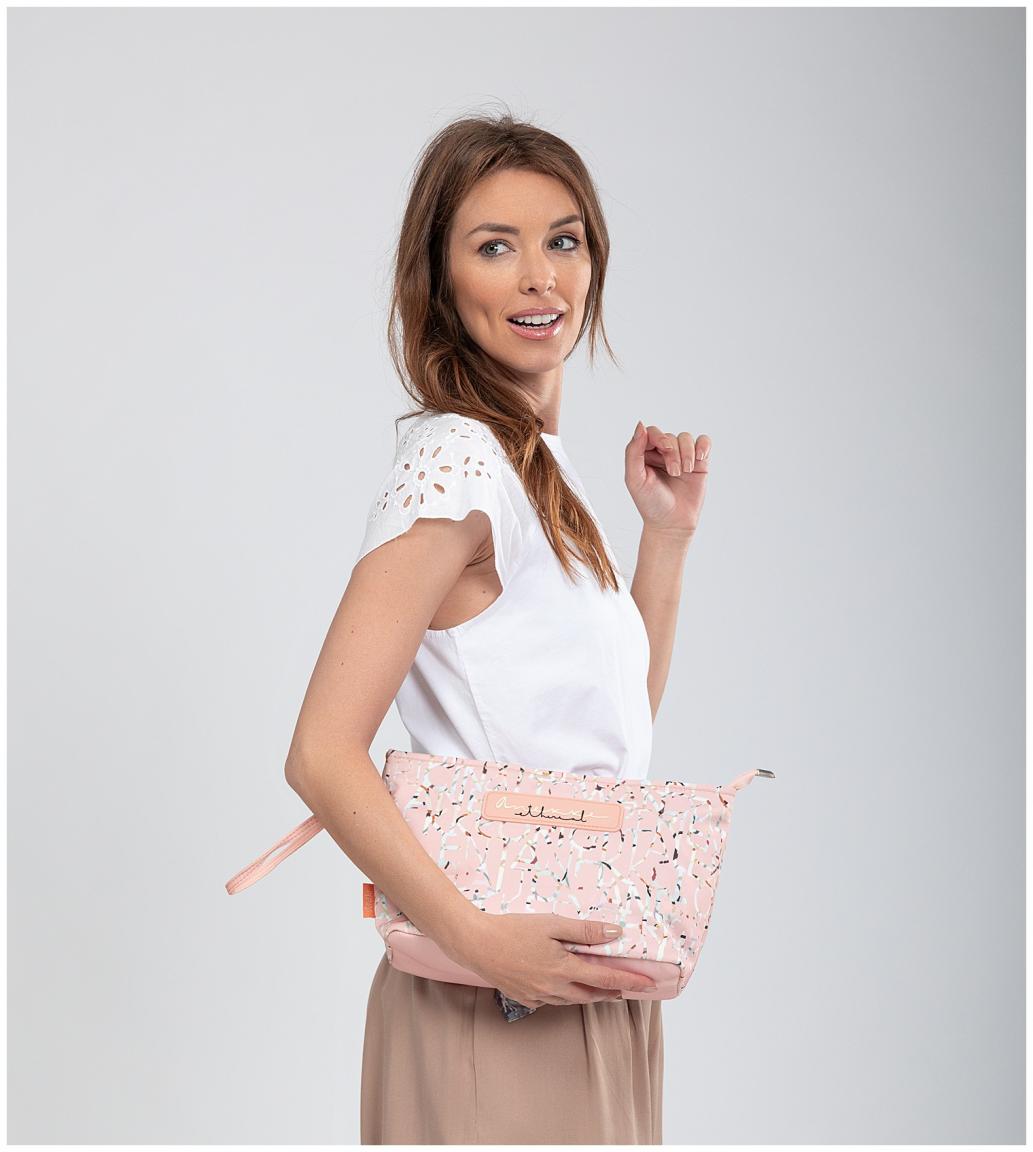Washbag Anekke Alma rosa Logoprint 