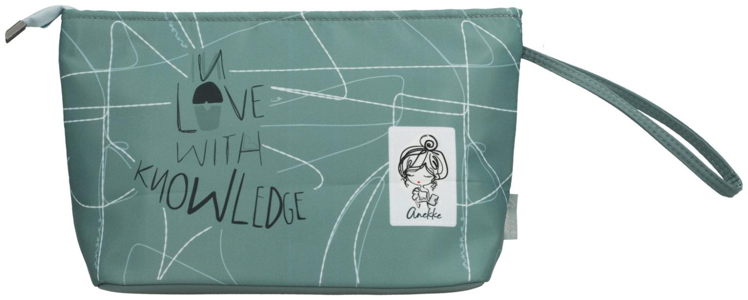 Washbag Anekke Sophia Petrol abstrakter Print