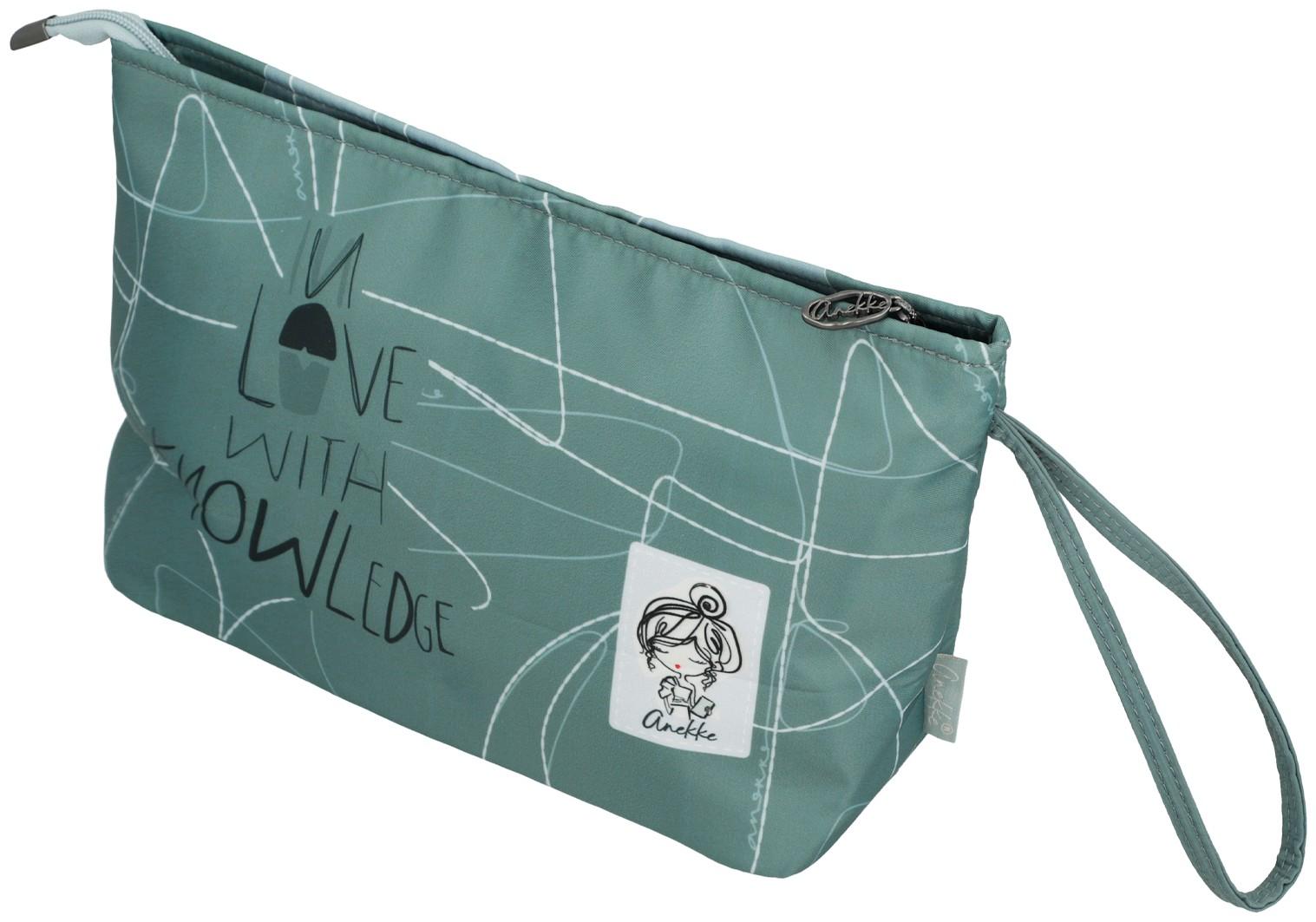 Washbag Anekke Sophia Petrol abstrakter Print