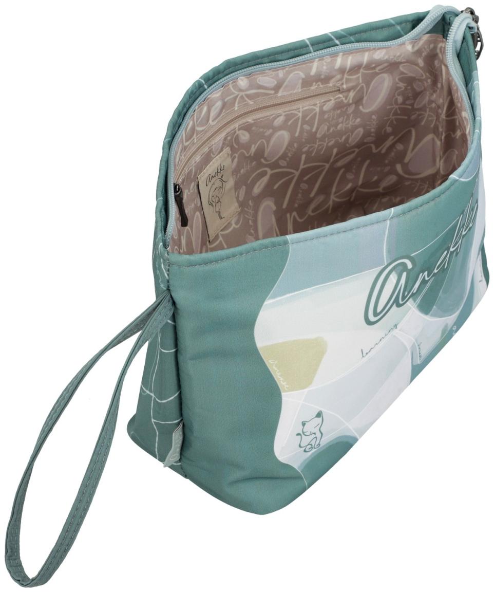Washbag Anekke Sophia Petrol abstrakter Print