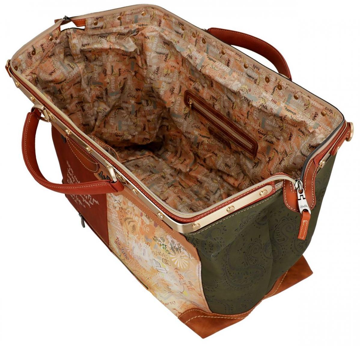Weekender Anekke Peace and Love Camel Flowerpower 60s Hippie