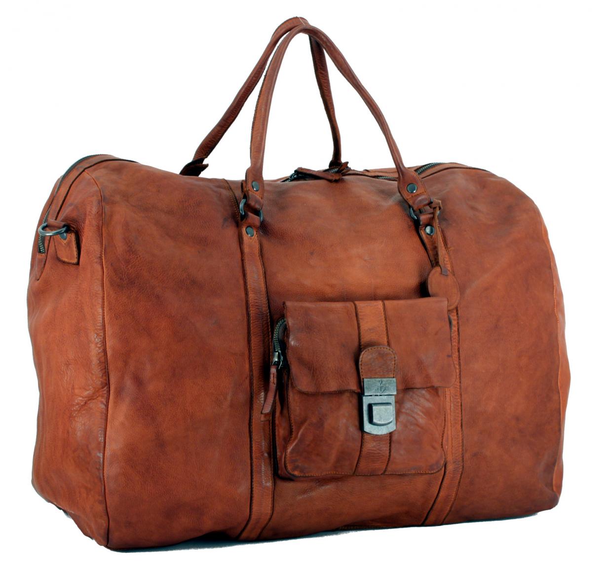 Weekender Harbour 2nd Big Boy Henkeltasche Cognac Vintage