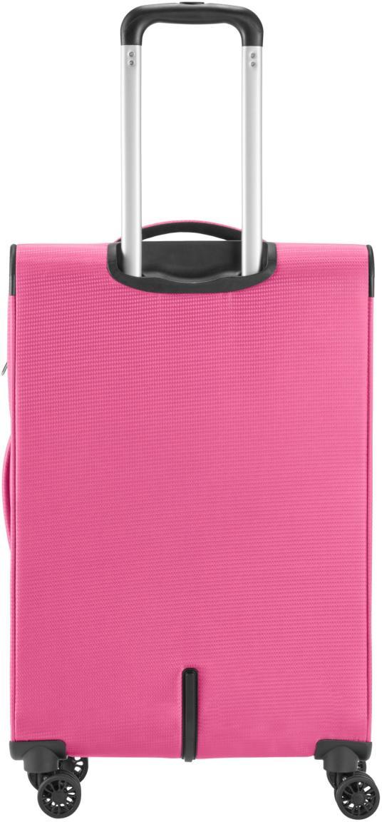 Weichgepäck Rollenkoffer erweiterbar pink Travelite Seaside M 66cm