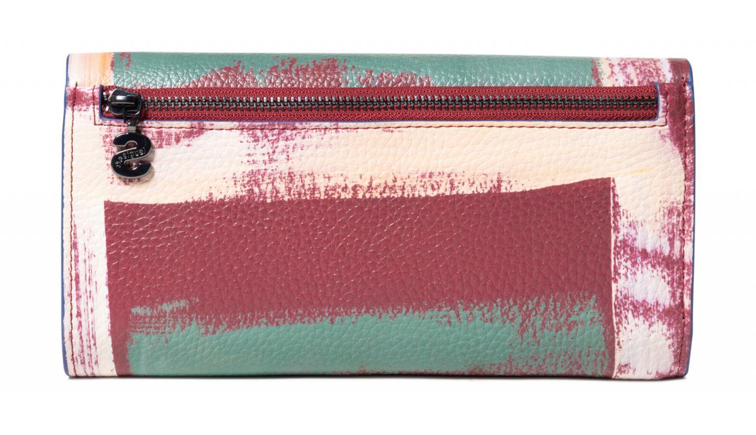 Wendegeldbörse Reversible Love Kaos Desigual rot grün blau