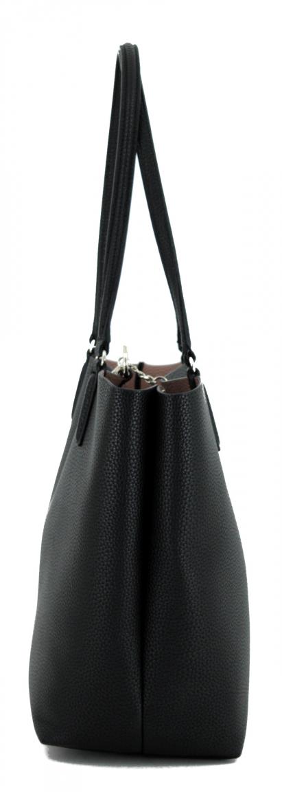 Wendetasche 2in1 Guess Alby extra Innentasche Orange Alloverprint Cognac