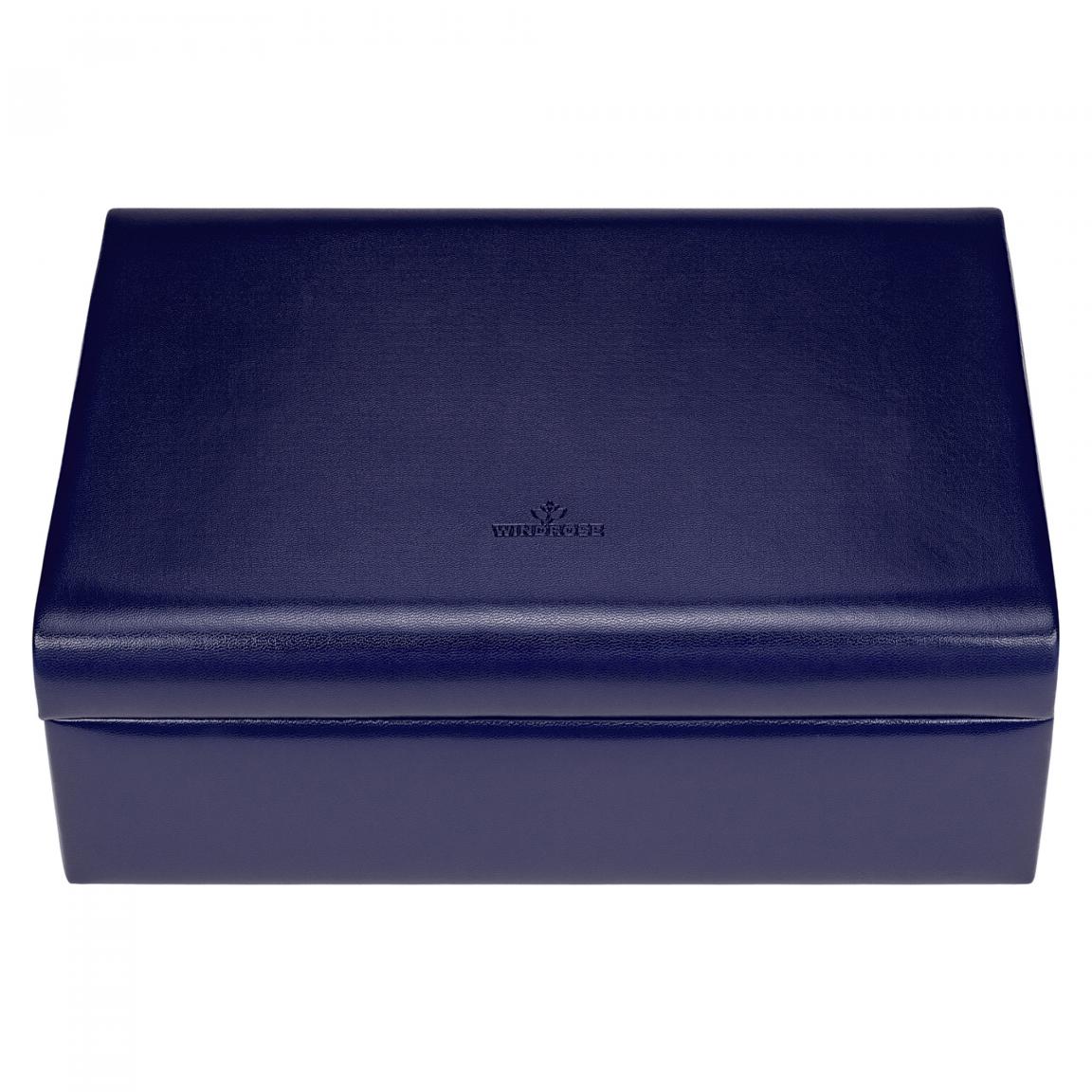 Windrose Merino Moda Charmbox Schmuckkassette dunkelblau 