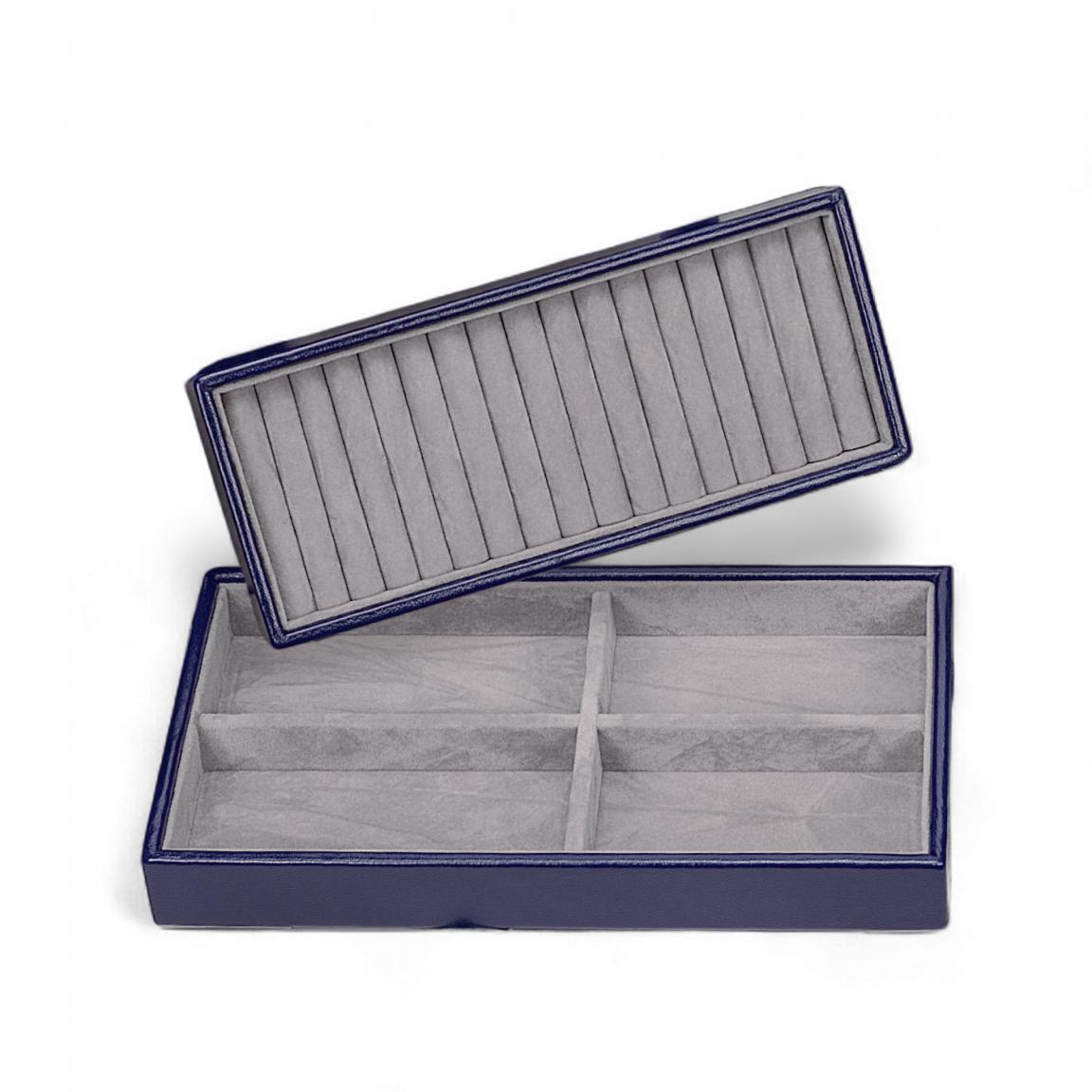 Windrose Merino Moda Charmbox Schmuckkassette dunkelblau 