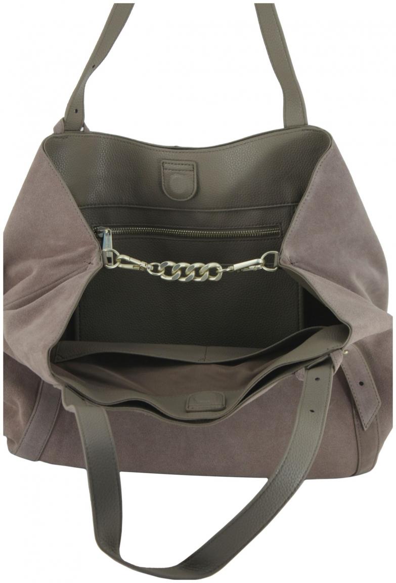 XL Shoppertasche Hey Marly Pretty Wonder Suede L beige